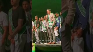 O DISCURSO DO REI NA FESTA DO PALMEIRAS #palmeiras #palmeirascampeao