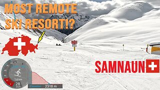 [4K] Skiing Samnaun, Is This Switzerland's Most Remote Village Resort? Grisons Schweiz, GoPro HERO11