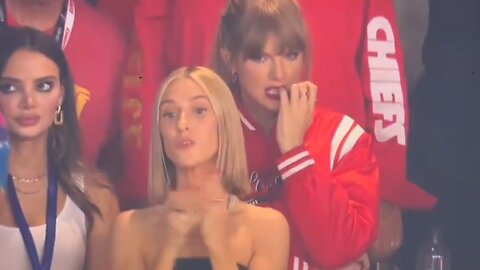 Taylor Swift Chugs Drink at Super Bowl in Support of Boyfriend Travis Kelce: 'She is One of Us'