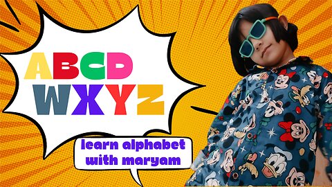 Maryam and Papa Play and Learn | Maryam is playing with Papa | Learn alphabet with Umar and Maryam