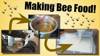 How to Make Honeybee Fondant - Food For Your Bees!