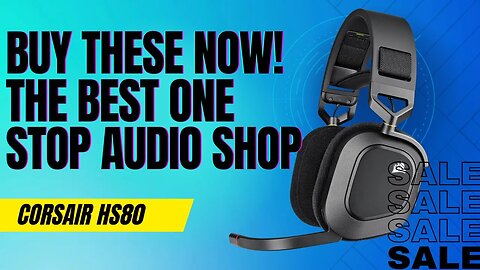 Catch The Amazon Prime Deals On The Corsair Hs80 - The Best Gaming Headset Mic Around!