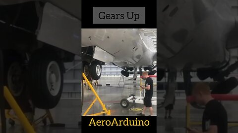 Giant #A320 Hangar Gear Swing Test #Aviation #AeroArduino