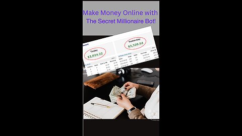 Making over $500 daily with this with Secret Millionare Bot!