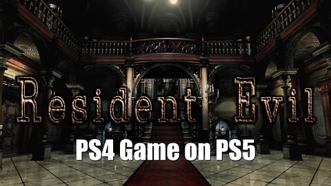 Resident Evil PS4 Game on PS5