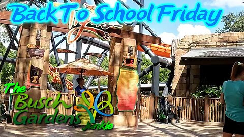 Back To School Friday At Busch Gardens! More Halcyon Info! HOS Update!