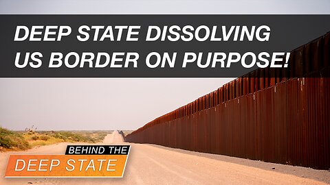 Deep State Dissolving US Border ON PURPOSE!