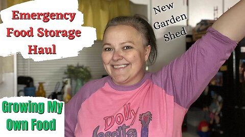 $5 Emergency Pantry Challenge || 2023 Garden Plans & My New Garden Shed from Patiowell