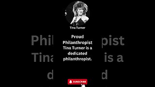 Proud Philanthropist: Tina Turner's Dedication to Giving Back #shorts #tinaturner #rocknroll