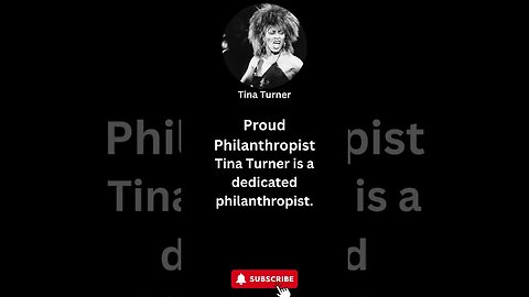 Proud Philanthropist: Tina Turner's Dedication to Giving Back #shorts #tinaturner #rocknroll