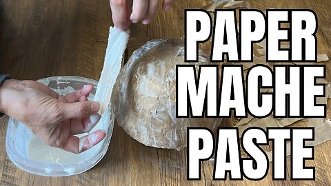 How to Make DIY Paper Mache Paste in Minutes