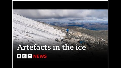 Melting ice reveals hidden Viking artefacts - BBC News