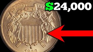 Old 2 Cent Coin Worth $24,000!