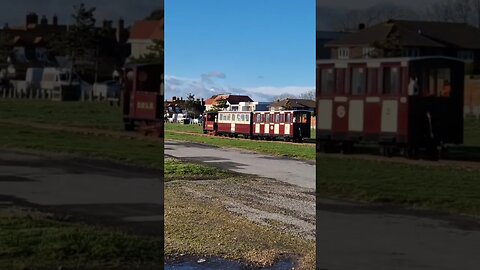 How cute is this! The Billy Train runs along Hayling Island Seafront