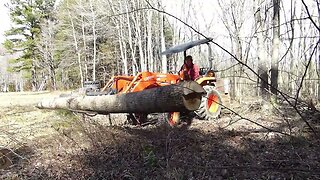 Milling Poplar 2x4s On My Woodland Mills HM130 Max Sawmill