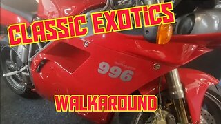 Exotic classic Motorcycle showroom walkaround MV Agusta