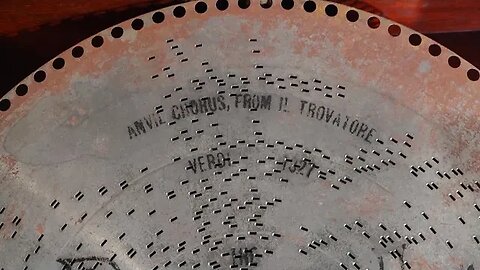 I found another rusty disc for Freddy's Music Box - Il Trovatore Anvil Chorus