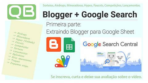 CanalQb - Blogger - Ranquear suas postagens no Google Pesquisa - Part1