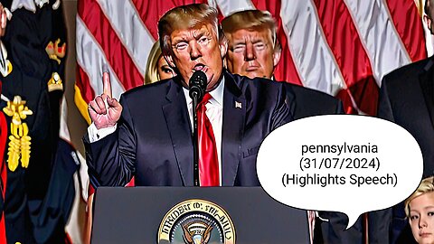 President Donald Trump Speech ❤️🔥 (Highlights) 2024 pennsylvania (31/07/2024)