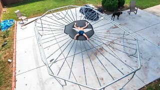 THIS TRAMPOLINE IS TERRIFYING!!