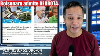 Bolsonaro admite DERROTA - Análise do Stoppa 22:30