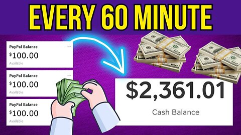 EARN $100 PAYPAL PER HOUR! *Effortless Money Method* (Make Money Online 2023)