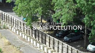 Noise & Air Pollution : Leaf Blower : Haverstock Rd : 11.10hrs Wed 26 Jul 23