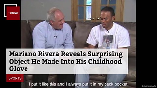 Mariano Rivera Reveals Surprising Object He Made Into His Childhood Glove