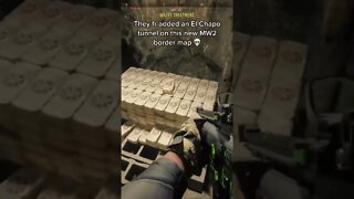 El Chapo tunnel in MW2