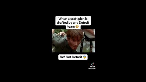 When a draft pick is drafted by any Detroit team 😳