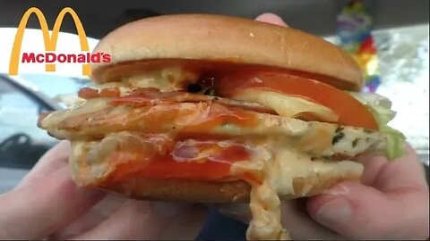 New McDonalds Chicken Burger - Grilled Spicy Chicken Clubhouse