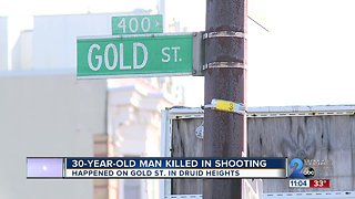30-year-old man shot and killed in West Baltimore