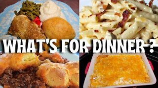 WHAT'S FOR DINNER ? 4 EASY & DELICIOUS WEEKNIGHT MEALS | TACO LASAGNA | CASSEROLE RECIPES