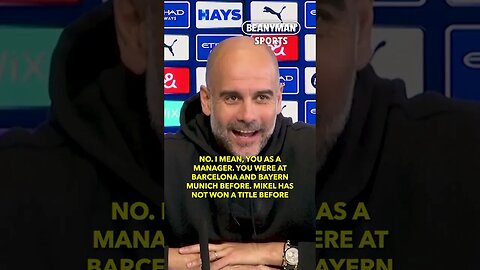 'My first league title was over 100 points! IT IS EASY!' | Pep Guardiola