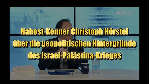 🟥 Christoph Hörstel über die geopolitischen Hintergründe des Nahost-Konflikts (02.11.2023)