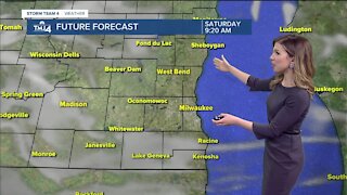 Sunny skies Saturday with highs near 50