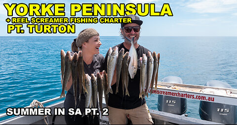 POINT TURTON, YORKE PENINSULA | EPIC FISHING CHARTER | SO MANY FISH & SQUID!! | REEL SCREAMER