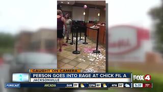 Person goes into rage at Chick-fil-A