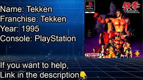 Tekken | 1995 | PlayStation | Kazuya Mishima & Devil Kazuya