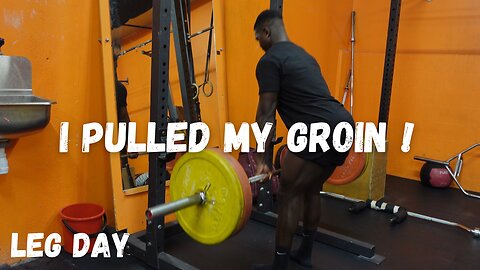 I PULLED MY GROIN!