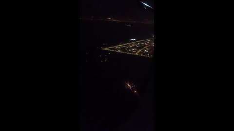 Abu Dhabi Arial View in Night