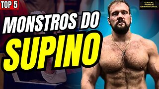 🔥MONSTROS DO SUPINO: OS 5 SUPINOS MAIS PESADOS DA HISTÓRIA!🔥