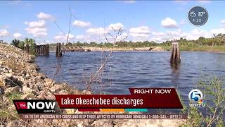 Some people are concerned about fresh water releases continuing from Lake Okeechobee