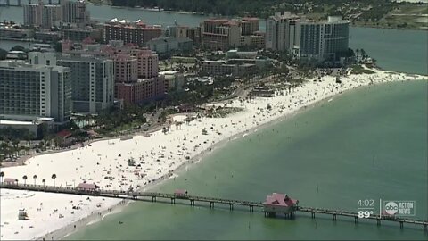 Are Tampa Bay area beaches opened or closed for Fourth of July weekend?
