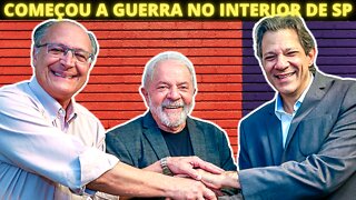 Ainda sem Lula, Alckmin puxa pra Haddad os votos tucanos do interior