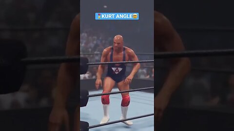 🤯 Kurt Angle Moonsault Thru The Table vs John Cena Ruthless Aggression WWE 2K23 #wwe #johncena