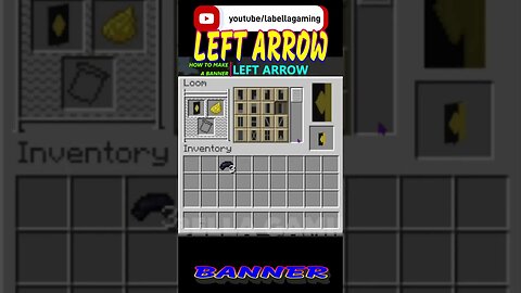 Left Arrow Banner | Minecraft
