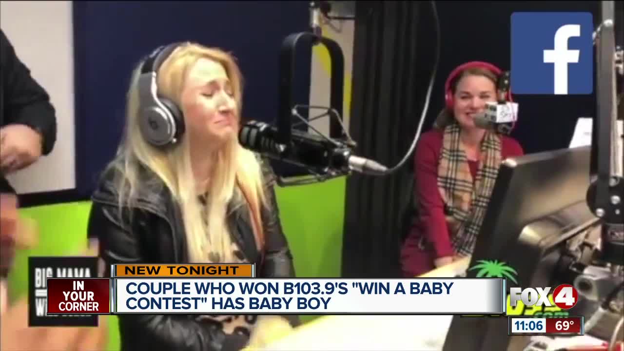 'Win a Baby' contest winners have baby boy