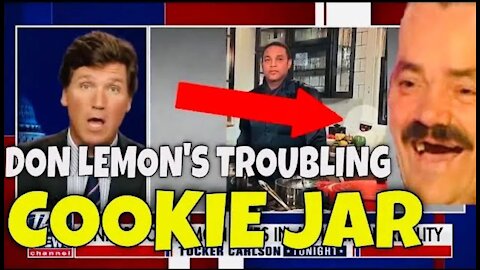 Tucker Carlson Discovers Don Lemon's Troubling Cookie Jar (Laughing Man Reacts)
