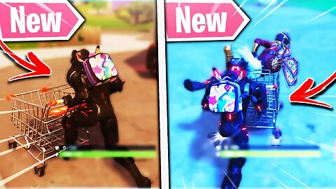 New "FORTNITE SHOPPING CART GAMEPLAY!" HOW TO FIND SHOPPING CARTS! Fortnite Shopping Cart Locations!